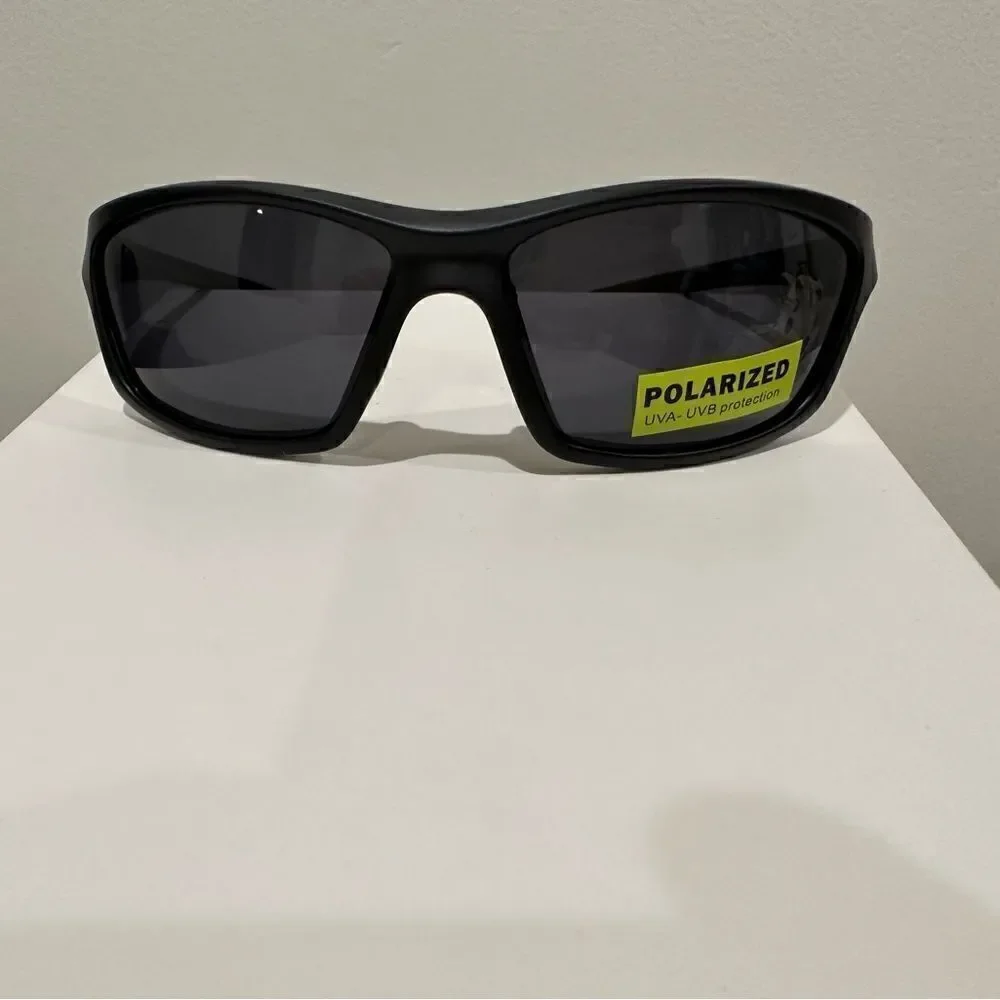 Razor Style Sporty Sunglasses, Plastic Frames, Polarized Lenses, UVA-UVB Protect